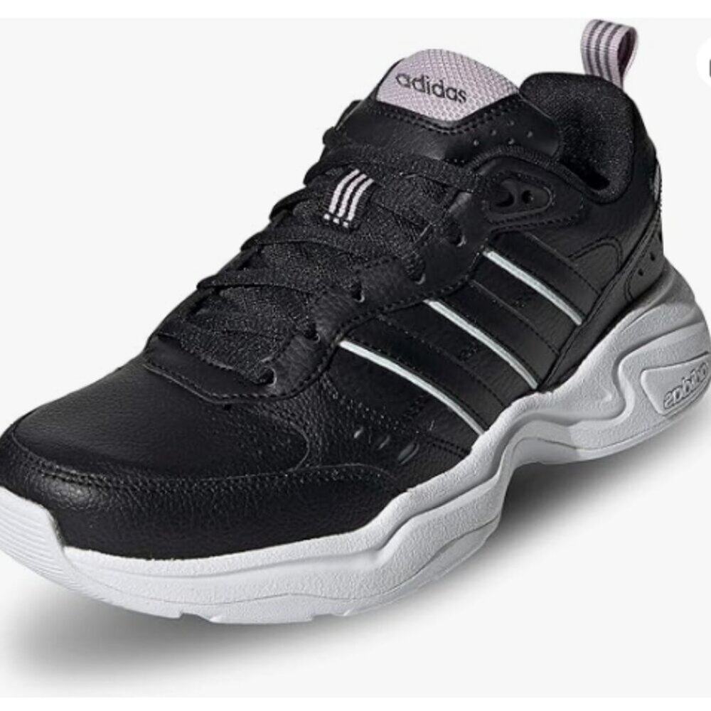 adidas Women’s Strutter Fashion Training Shoe in Black/Blue, Size 9 M